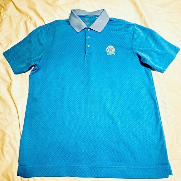 90th PGA Championships Turquoise Cutter and Buck Golf Shirt Size Large - Picture 1 of 7